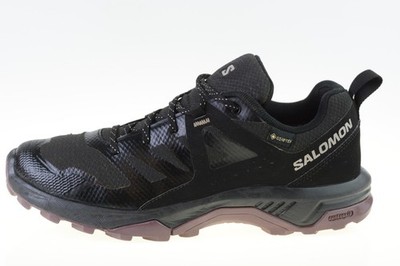Salomon Exeo GTX Gore-Tex schwarz/lila 476326 Damen Walkingschuhe Gr. UK 6