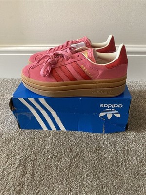 Adidas Gazelle Bold. JQ7407. UK Größe 5. Box ohne Deckel. Neu Mit Etikett s. Rosa