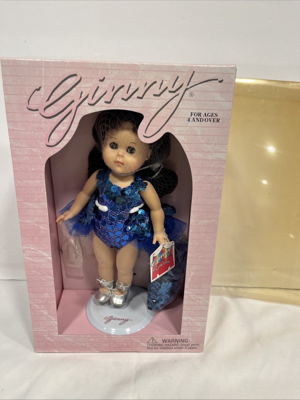 The Vogue Doll Company Ginny Fashion Doll 8in Brown Eyes Wavy Hair 1995 Boxed