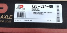 New OEM Dexter Complete Trailer Electric Brake Assy. RH K23-027-00