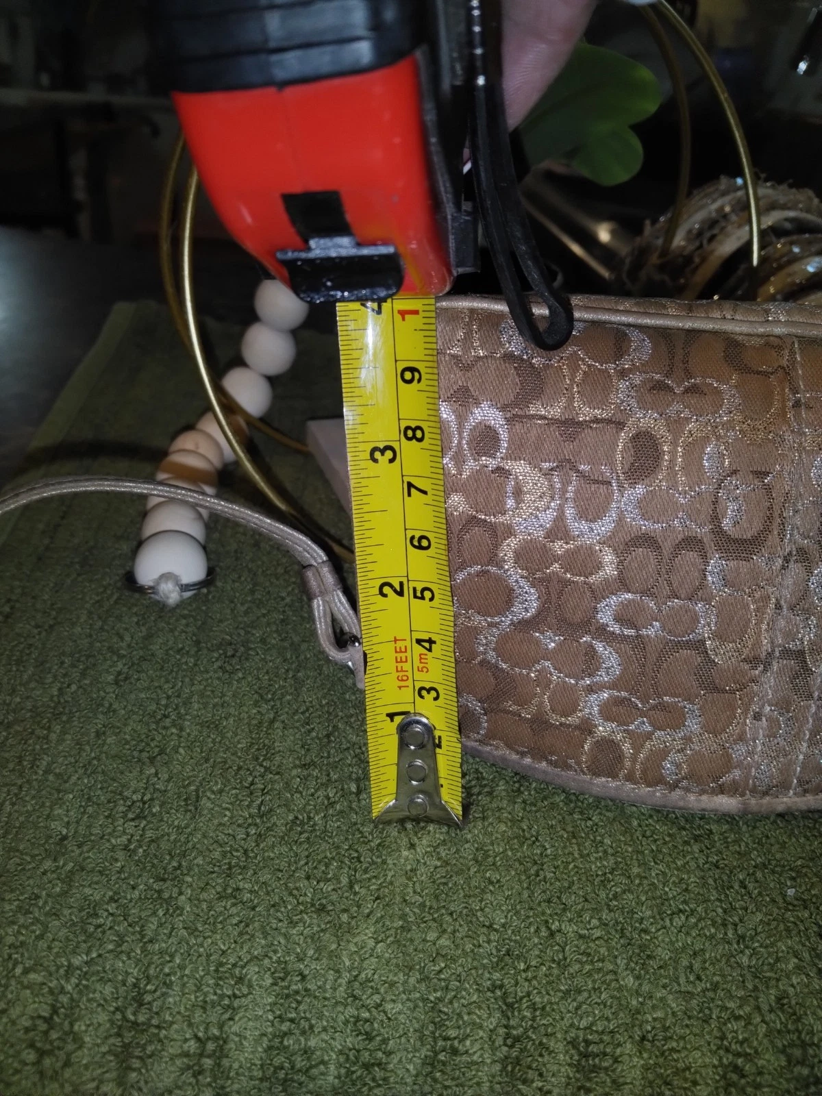 Mini Coach Vintage Metallizzato ✨ Braccialetto Firmato Oro. Splendida Ragazza ✨