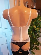 Guêpière Corset Lise Charmel Avec String - Ivoire - Taille 40/42 (M) - Broderie Florale