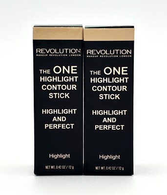 2 Pack - Revolution The One Highlight Contour Sticks HIGHLIGHT Stick Illuminator