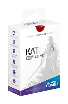 Ultimate Guard Kartenhüllen Master Sleeves Rot (100) Neu & OVP