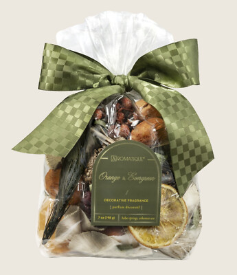 Aromatique Orange & Evergreen 7 oz (198g) Bag Potpourri Decorative Fragrance