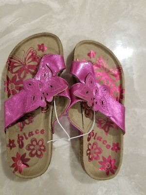 Place Rose Gold Sandals Size 