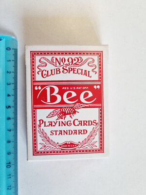 Spielkarten BEE No. 92 Club Special Poker Original Vintage Neu