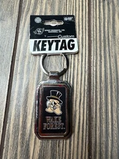 Wake Forest Demon Deacons NWT Custom Key Tag By Spirit Products Ltd