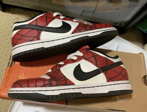 Vnds Vintage 2004 Nike Dunk Low Gs Spider Man Marvel Origin Story Sz 3.5y  Red | eBay