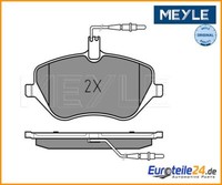 Bremsbelagsatz, Scheibenbremse Meyle 0252413317/W