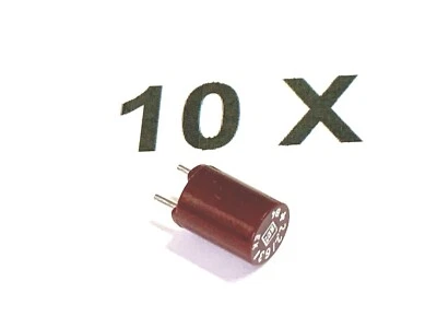 2,2uF, 63V-, RM 5, 2.2µF, ROE, Roederstein, EK-Serie, Bakelit, Elko, 10 Stück - Bild 1 von 3
