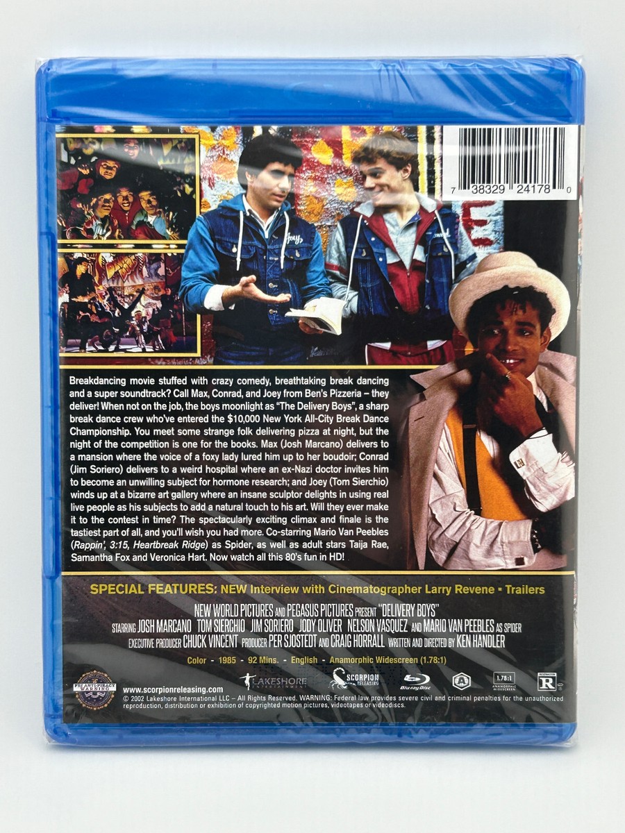Delivery Boys (1985) Blu-ray Mario Van Peebles 80s Breakdancing