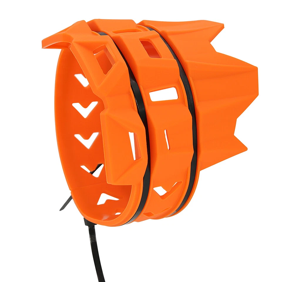 Protector silenciador silenciador tubo escape moto para Honda Yamaha naranja Foto 3 de 4