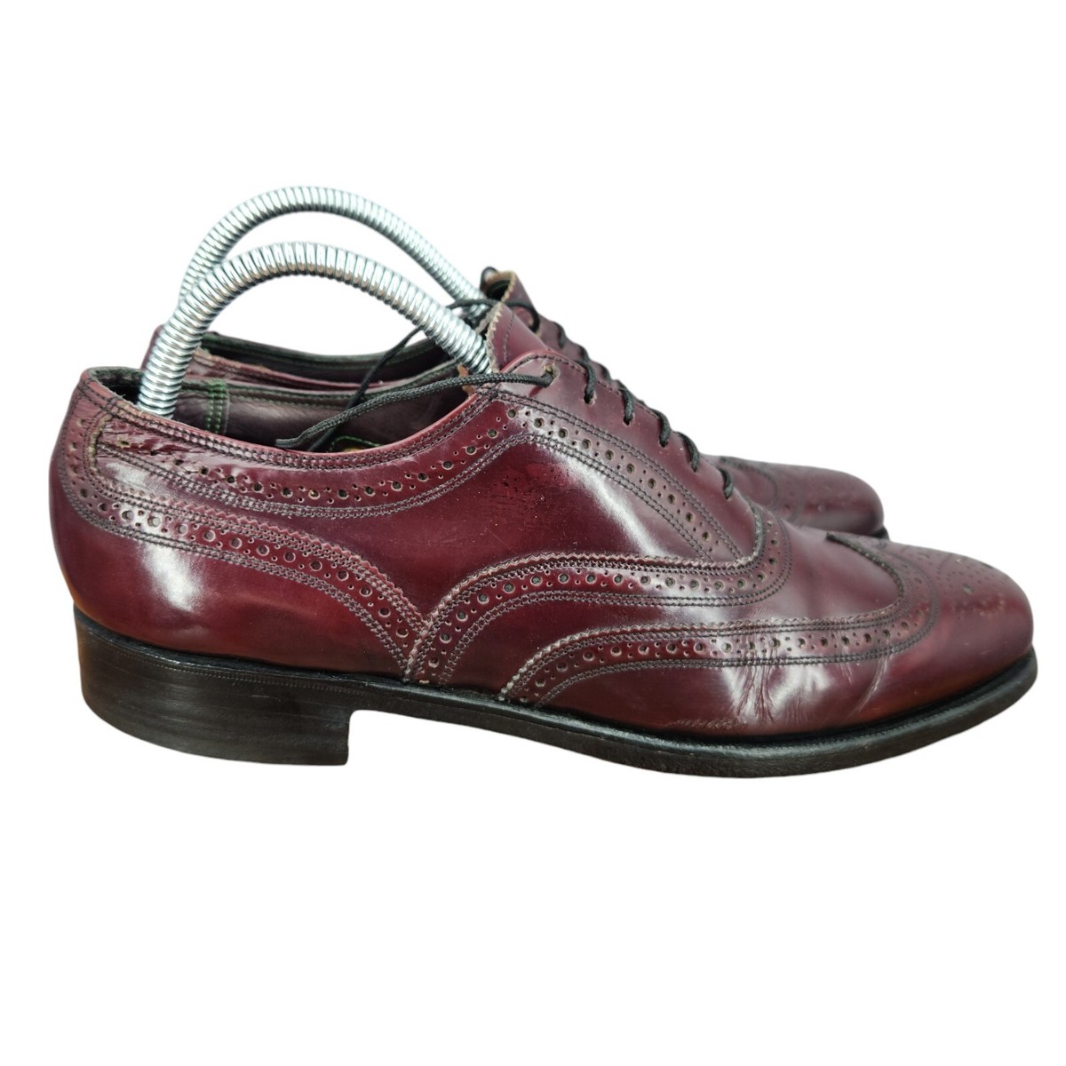 Florsheim Derby Shoes Mens 11.5 Royal Imperial Burgundy  display picture 1