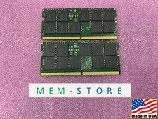 128GB 2x64GB ECC SODIMM DDR5-5600MHz Compatible RAM for Thinkpad P16 Gen2 Laptop