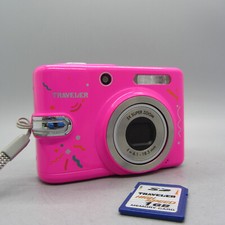 Traveler Digital Camera HS 9 9.0MP Pink Tested