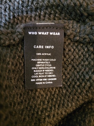 Who What Wear Womens Sweater Dark Green Size Medium - Picture 8 of 10
