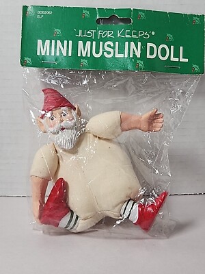Just For Keeps Mini Muslin Doll Elf Sealed