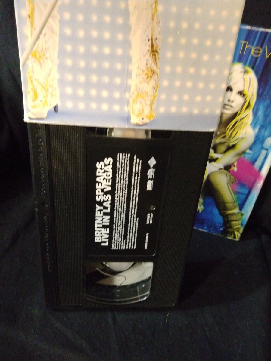 LOT Of 2 VHS Britney Spears Live from Las Vegas DREAM WITHIN A