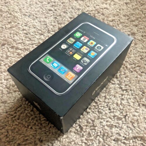 Apple iPhone 1st Generation - 8GB - Black (AT&T) A1203 (GSM) - Afbeelding 1 van 12