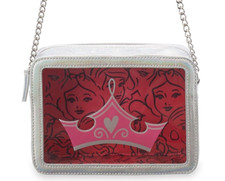 Disney Princess Fashion Bag - Approx. 8" x 5 3/4" x 3" - Zipper Closure