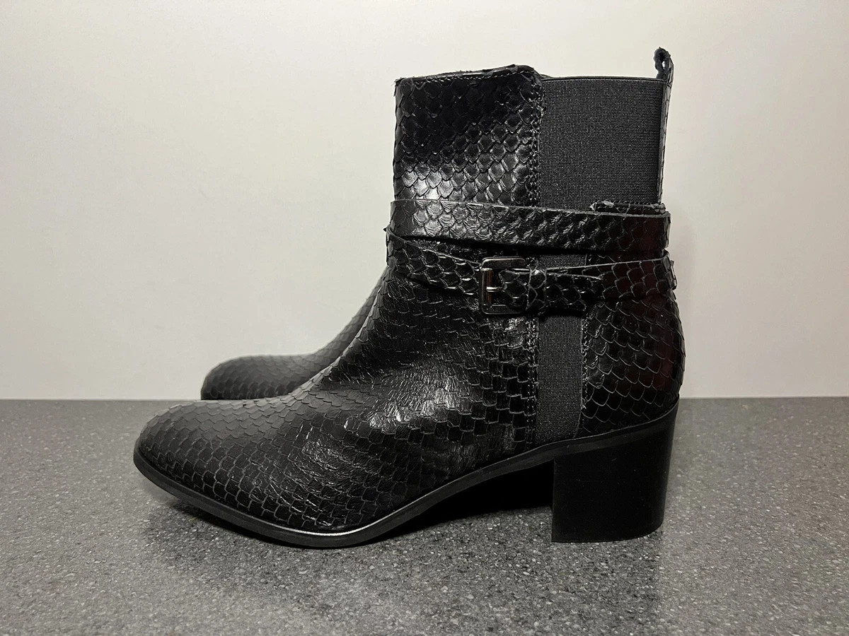 Dune snakeskin boots clearance