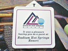 vtg - PGA Bag Tag - RADIUM HOT SPRINGS RESORT - Golf Course gc - B.C. Canada