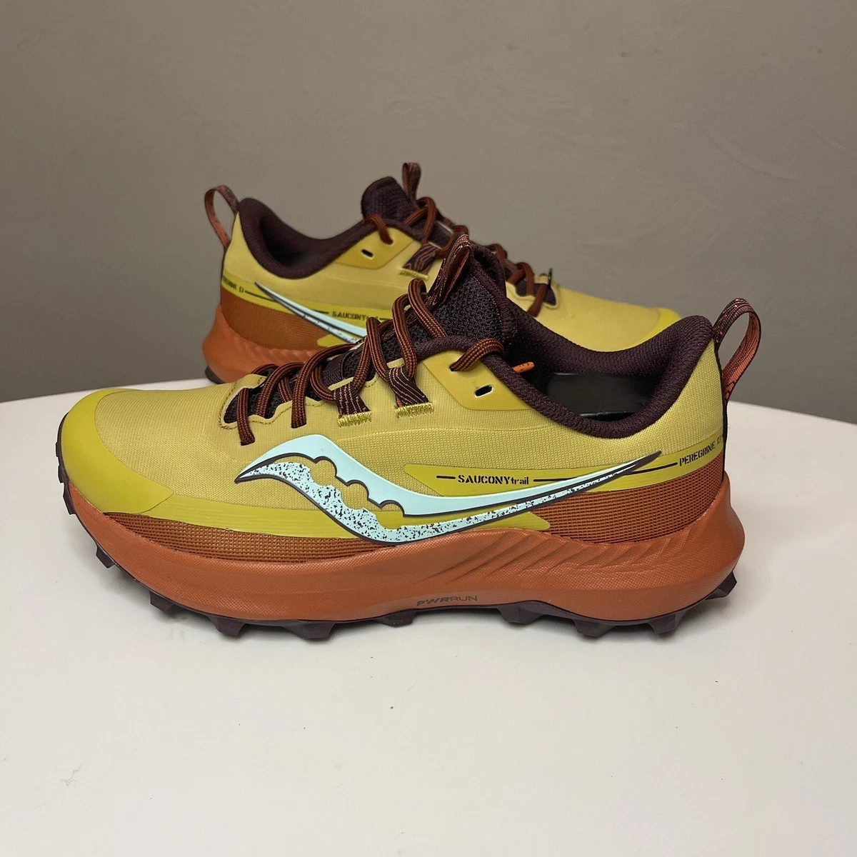 Saucony sale peregrine yellow