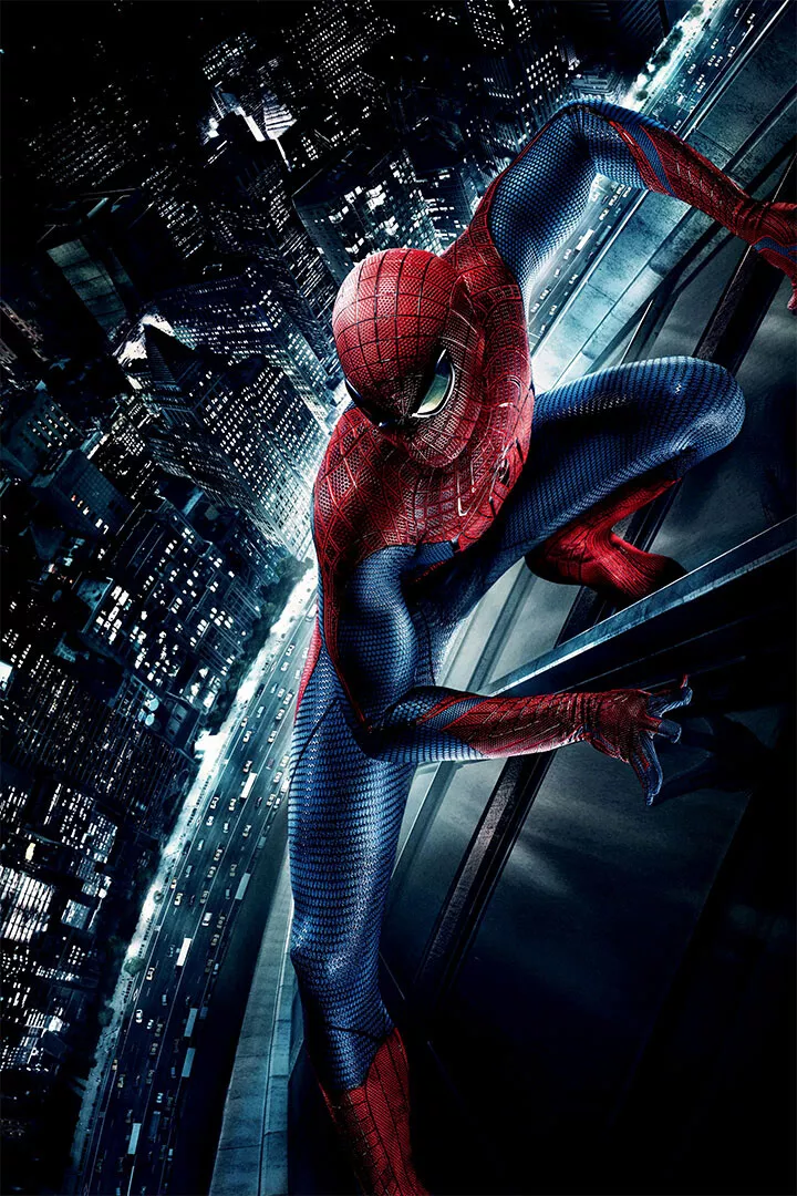 Spider man movie poster Banque de photographies et d'images à