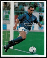 St. Vincent 1997 - World Cup Soccer - Souvenir Stamp Sheet - Scott #2464 - MNH