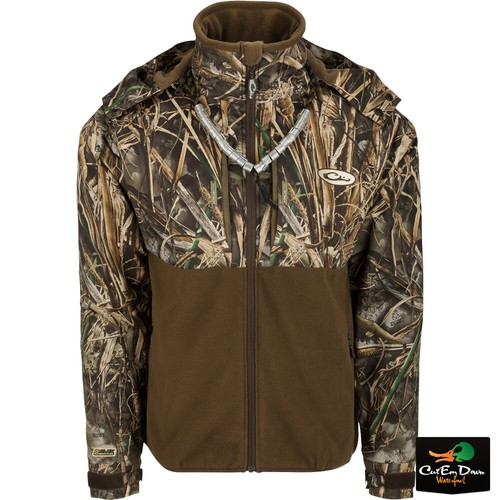 DRAKE WATERFOWL MST GUARDIAN EQWADER FLEX FLEECE FULL ZIP JACKET WITH HOOD - Picture 8 of 11