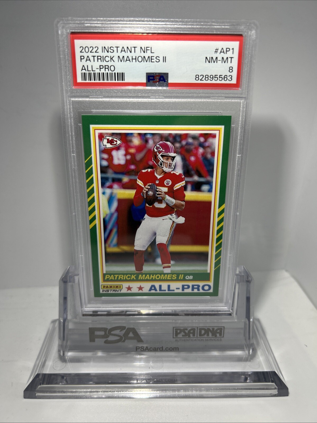 2022 Panini Instant NFL Patrick Mahomes II ALL-PRO TEAM 1/451 SP Chiefs #AP1
