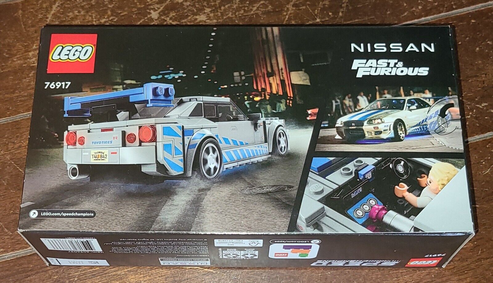 LEGO Speed Champions 2 Fast 2 Furious Nissan Skyline GT-R (R34) 76917 Race  Car Toy Model Building Kit, Collectible with Racer Minifigure, 2023 Set for