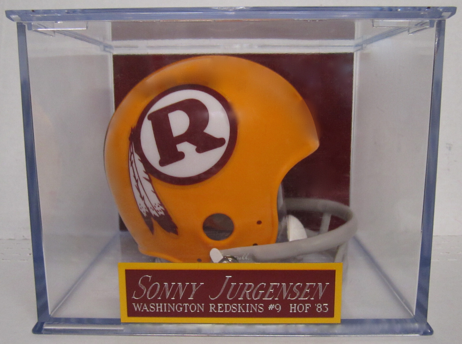 MARK VAN EEGHEN RAIDERS NAMEPLATE FOR AUTOGRAPHED SIGNED FOOTBALL