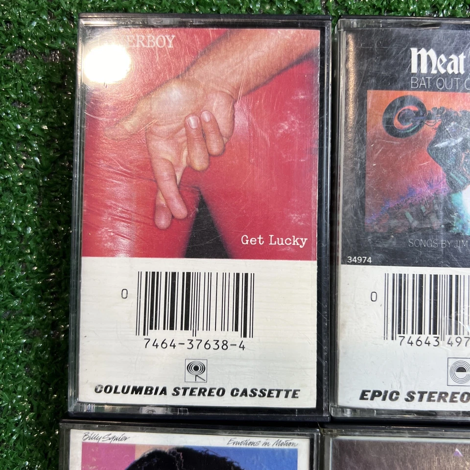 Lot Of 4 80's Rock Cassette Tapes Meatloaf Loverboy Asia Billy Squier See Desc - Image 2 of 4