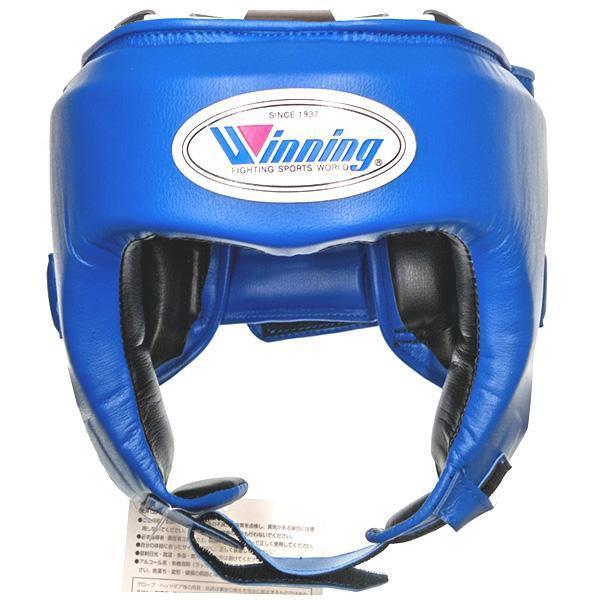 Winning ヘッドギア 青 J.A.B.F.認証 Winning JABF Certified Boxing Head Gear Amateur Blue Face