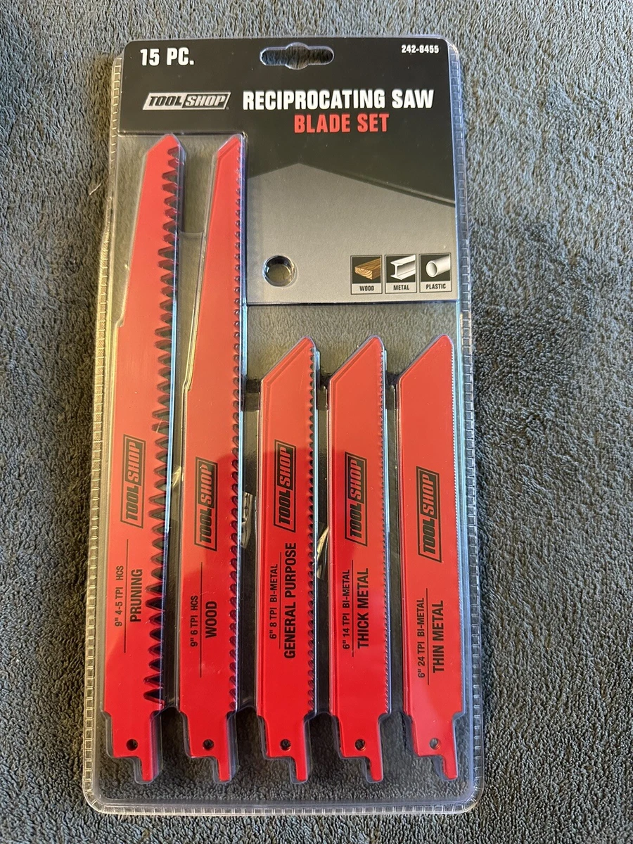 Reciprocating saw blade types deals