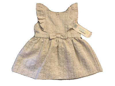 gold sequin infant dress Gunuine Kids From Oshkosh Baby Girl's Formal Size 12M 23rd May 2025