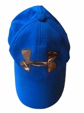 Under Armor Youth Blue Camo Logo Hat - RealTree Camo - EUC