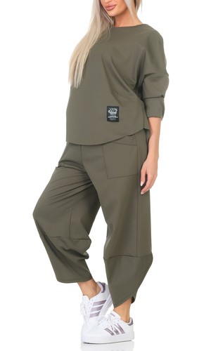 Conjunto de dos piezas de chándal para mujer ocio jogger sudadera entrenamiento deporte - Imagen 15 de 24
