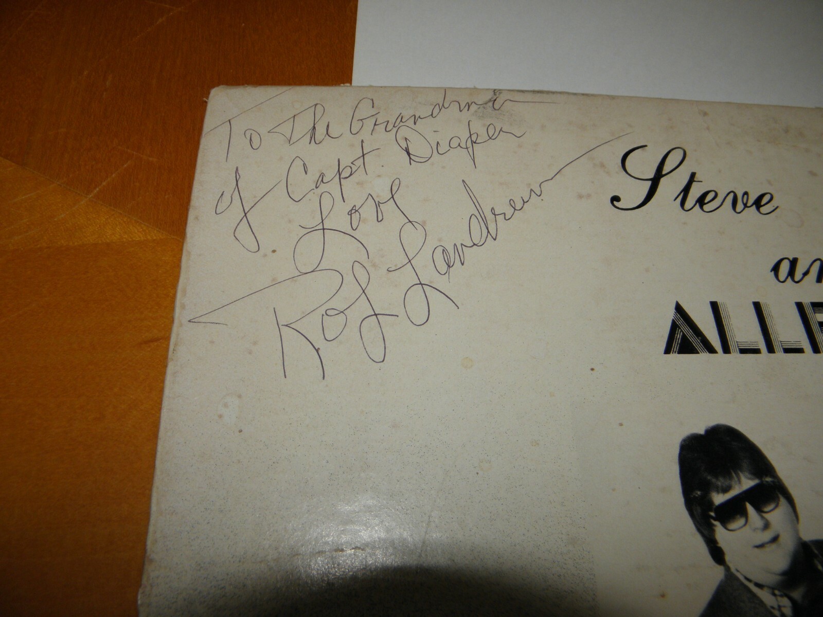 1981 Steve Ford and Alleycat LP Private Label Signed 4 Band Members GD+/VG