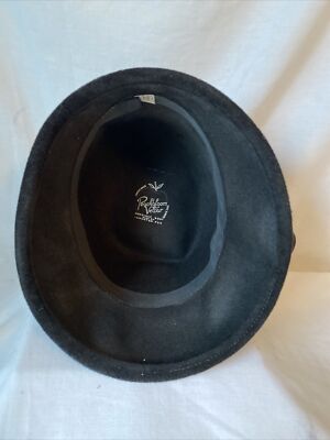 Vintage Ladies Hat Peachbloom Velour Merrimack Body Black  display picture 1