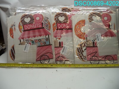 QTY=806(13 X 62): Donut Cut-Outs w Glue Points Happy Birthday For Bulletin Board