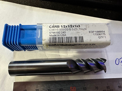 NIAGARA  1/2'' SOLID CARBIDE END MILLS MILLING EDP# N86854 TOOLS
