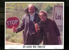 IN GOD WE TRUST-8x10 PROMOTIONAL STILL-MAN/STOP SIGN FN