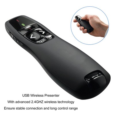 USB Wireless Presenter Long Control Range 2.4GHZ Remote Powerpoint Clicker F Hot