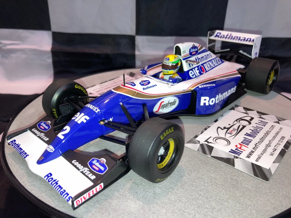 1:18 MINICHAMPS 540943832 Ayrton Senna Williams FW16 #2 San Marino Gp 1994 - Immagine 4 di 4