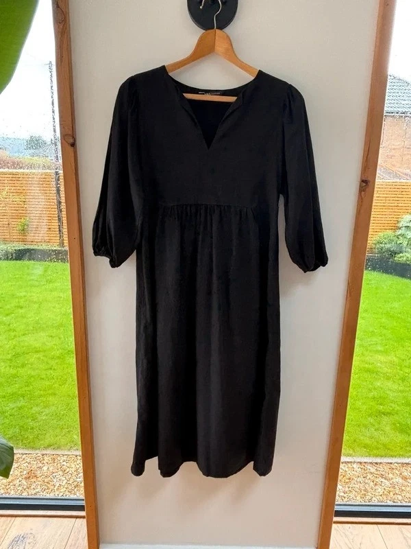 marks and spencer black linen dress M&S shoppers 'in love' with 'beautiful' 59 dress that is 'cool to wear in heat'