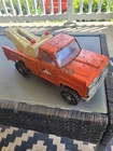 S-969 VINTAGE 1960/70'S PRESSED STEEL TONKA WRECKER TRUCK