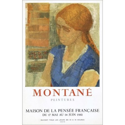 MONTANÉ Roger - Lithographie ''Exposition Maison de la pensée Française, Paris'' 7